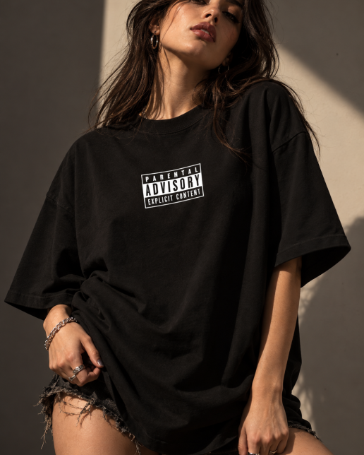 Moody Parental Advisory Streetwear Portrait